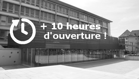 Résultats de notre enquête : extension des horaires d'ouverture de la bibliothèque !